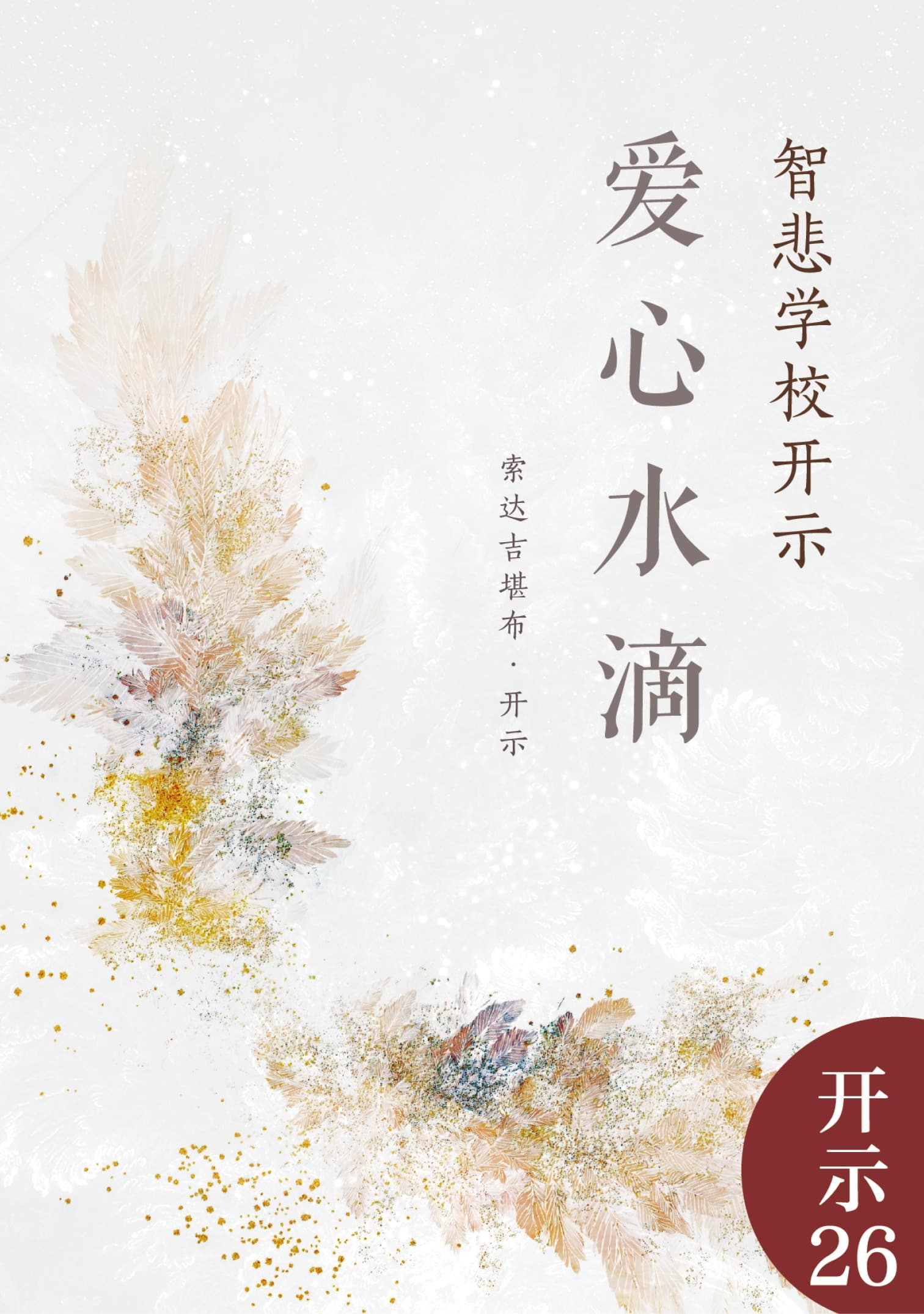 爱心水滴——智悲学校开示